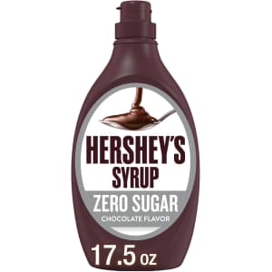 Hershey's Zero Sugar Chocolate Syrup 17.5-oz. Bottle: $3.49 via Sub & Save