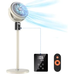 CirculAir Oscillating Standing Pedestal Fan: $56.97