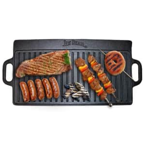 Jim Beam Cast Iron Double Sided Griddle: $22.99