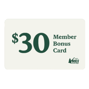 REI $30 Bonus Card: Free w/ $50 spend for new members