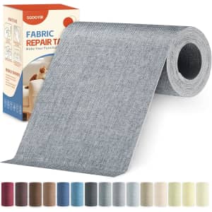 4" x 80" Linen Fabric Repair Tape Kit: $2.99