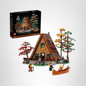 LEGO Ideas A-Frame Cabin Building Set: $126 w/ Prime
