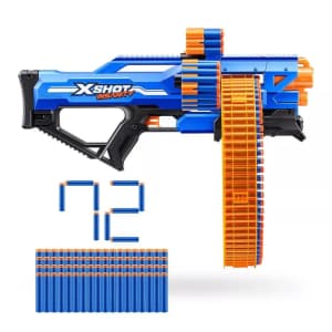 X-Shot Insanity Series 1 Mad Mega 72-Dart Barrel Blaster: $12