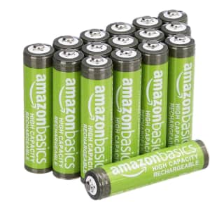 Amazon Basics AAA Rechargeable Batteries 16-Pack: $8.83 via Sub. & Save