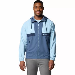 Columbia Men's Spire Valley Hooded Windbreaker: $30