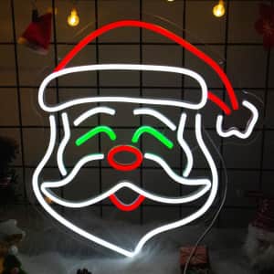 Goneons Santa Claus Neon Sign: $15.59