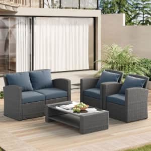 Eljget 4-Piece Patio Conversation Set: $279.99 Eljget 4-Piece Patio Conversation Set: $279.99