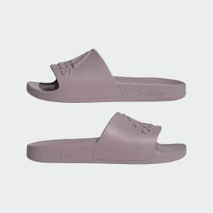 adidas Men's Adilette Aqua Slide Sandals: $9.60