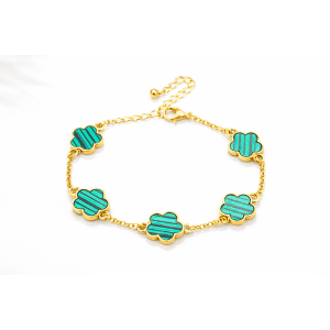 6.5" Clover Charm Bracelet with 2" Extension: $11.20