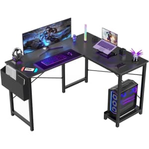 Sweetcrispy 50" L-Shaped Computer Desk: $47.31