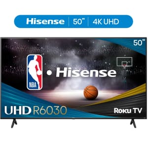 Hisense 50R6030N 50" 4K UHD Roku Smart TV: $138 Hisense 50R6030N 50" 4K UHD Roku Smart TV: $138