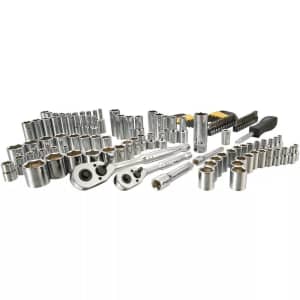 Stanley 123-Piece 1/4" and 3/8" Drive Mechanic's Tool Set: $50