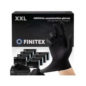 Finitex Black Nitrile Disposable Gloves 1,000-Pack: $35 Finitex Black Nitrile Disposable Gloves 1,000-Pack: $35