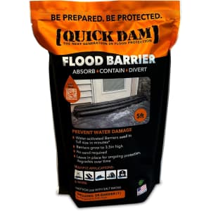 Quick Dam 5-Foot Water-Activated Flood Barrier: $13