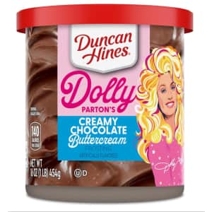Duncan Hines Dolly Parton's Chocolate Buttercream 16-oz. Cake Frosting: 92 cents