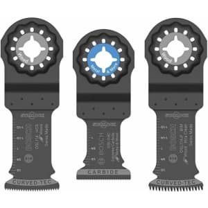 Bosch 3-Piece 1-1/4" Starlock Oscillating Multi Tool Assorted Set: $27