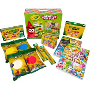 Crayola 125-Piece Creative Art Box: $29.99