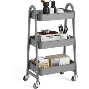 Olixis 3-Tier Rolling Utility Cart: $19.98