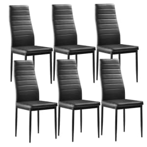 High Back Dining Chair Set of 6: $102 High Back Dining Chair Set of 6: $102