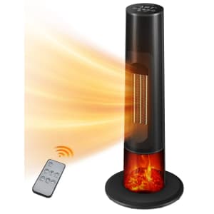 Flamemore 1500W Tower Space Heaters with Fireplace: $54.99 Flamemore 1500W Tower Space Heaters with Fireplace: $54.99