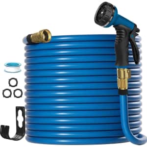 100-Foot Garden Hose w/ Spray Nozzle: $24.99 100-Foot Garden Hose w/ Spray Nozzle: $24.99