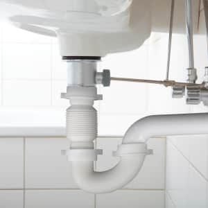 Danco 1.5" Plastic Flexible Drain Trap: $5