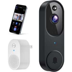 ArvoElio Wireless Video Doorbell with AI Motion Detection: $19 ArvoElio Wireless Video Doorbell with AI Motion Detection: $19