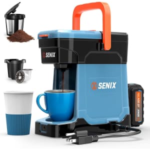 Senix 2-in-1 Portable Single-Serve Coffee Maker: $67.49 Senix 2-in-1 Portable Single-Serve Coffee Maker: $67.49