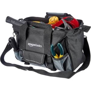 Amazon Basics Wear-Resistant Base Small Standard Tool Bag w/ Strap: $9
