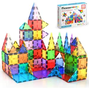 PicassoTiles 100-Piece Magnet Building Set: $29.99