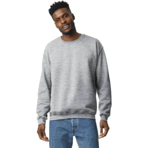 Gildan Men's Fleece Crewneck Sweatshirt (L, XL): $6.92