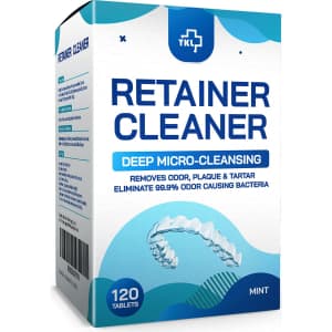 Retainer & Denture Cleaner Tablets (4 Month Supply): $8.63 Retainer & Denture Cleaner Tablets (4 Month Supply): $8.63