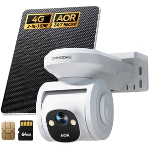 Cinmoore 4G LTE Cellular Wireless Outdoor Security Camera: $99.99