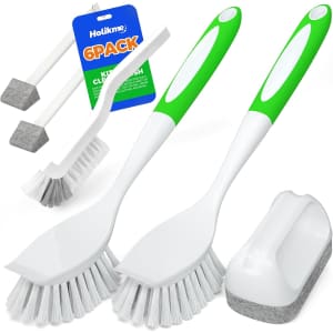 Holikme 6-Piece Kitchen Cleaning Brush Set: $7.95