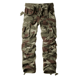 Men's 8-Pocket Convertible Cargo Pants / Shorts: $20