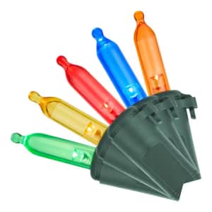 Home Accents Holiday 100-LED Multi-Colored Mini LED String Lights: $1.48