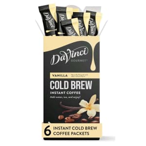 DaVinci Gourmet Vanilla Cold Brew Stick Pack: $2.61 via Sub & Save DaVinci Gourmet Vanilla Cold Brew Stick Pack: $2.61 via Sub & Save