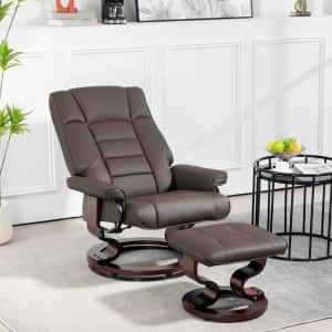 Swivel Recliner with Ottoman: $166 Swivel Recliner with Ottoman: $166