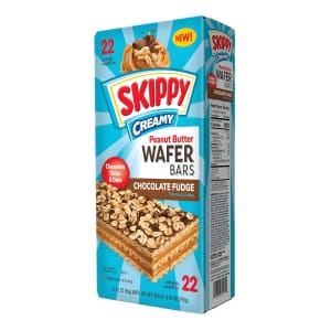 Skippy Creamy Peanut Butter & Chocolate Fudge Wafer Bars: $10.99 Skippy Creamy Peanut Butter & Chocolate Fudge Wafer Bars: $10.99