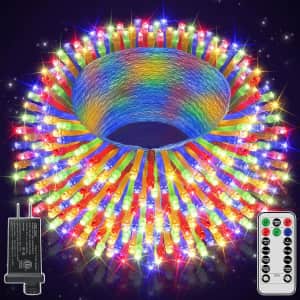 Ccinny 328-Foot 1000 LED Christmas Lights Outdoor: $17.49