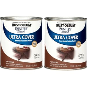 Rust-Oleum Painter's Touch Latex Paint 1-Quart Can 2-Pack: $16 Rust-Oleum Painter's Touch Latex Paint 1-Quart Can 2-Pack: $16