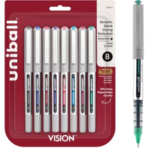 Uniball Vision Rollerball Pens 8-Pack: $9.38 via Sub & Save
