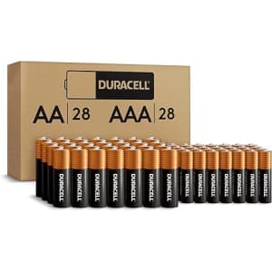 Duracell Coppertop AA + AAA Battery 56-Count: $31 w/ subscribe and save Duracell Coppertop AA + AAA Battery 56-Count: $31 w/ subscribe and save