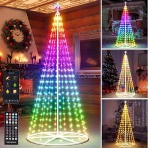 Esfos 7.5-Foot Smart Cone Christmas Tree: $80 w/ Prime