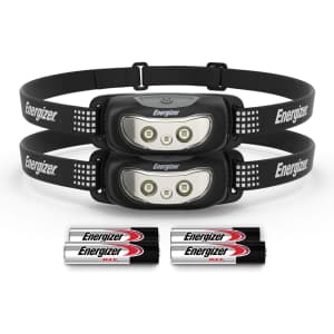 Energizer Universal Plus LED Headlamp 2-Pack: $8.40 w/ Prime