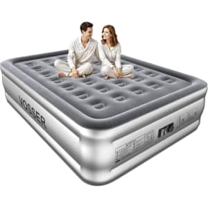 Vosser Queen Air Mattress with Built-in Pump: $62.99