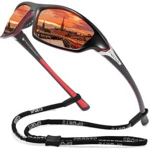 Men's Sports Polarized Sunglasses: $9