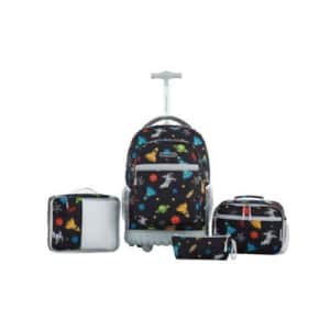 Travelers Club Kids' Rolling Backpack Luggage Set: $39.99