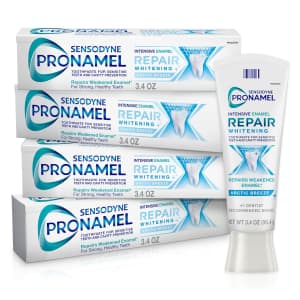 Sensodyne Pronamel Intensive Enamel Repair + Whitening Toothpaste 4-Pack: $16 via Sub & Save