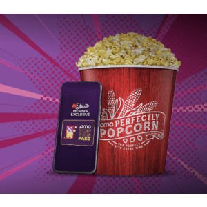 AMC Popcorn Pass: 1/2 price popcorn for $30 + a free large popcorn